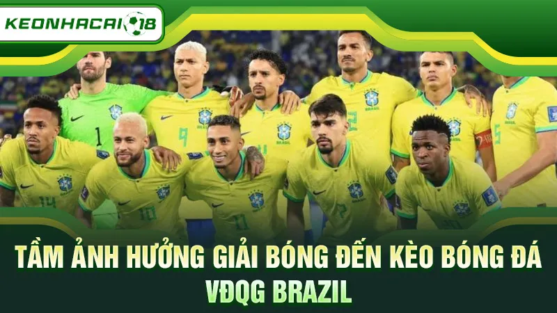 Tầm ảnh hưởng giải bóng đến kèo bóng đá VĐQG Brazil